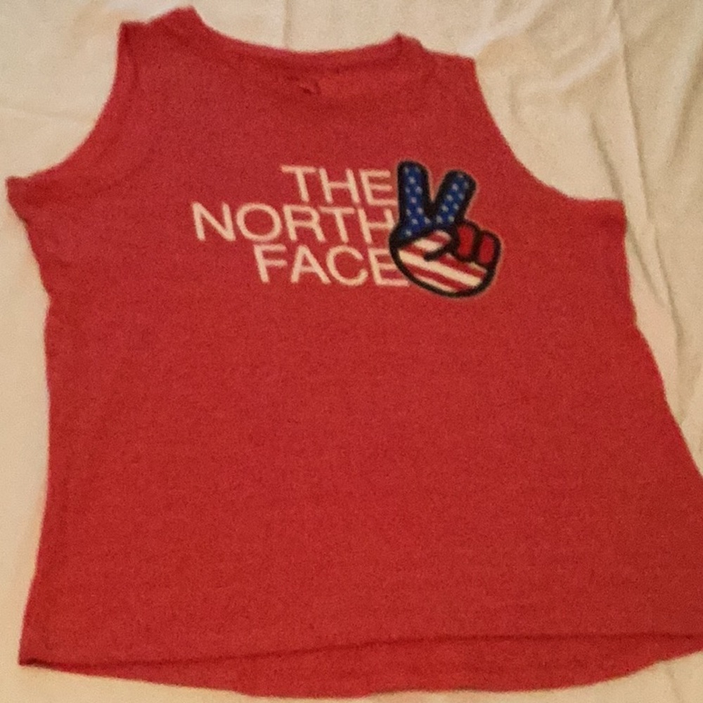 The North Face Red Graphic Tank 🐰